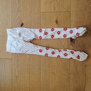 Hanna Andersson ruffled holiday tights